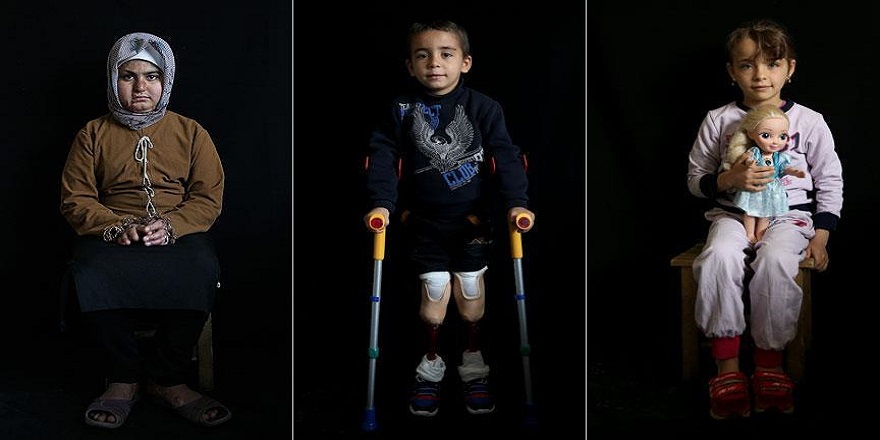 Savaşın izlerine rağmen hayata tutunmaya çalışıyorlar