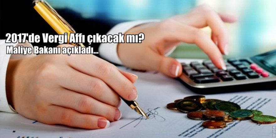 2017'de vergi affı çıkacak mı? Vergi Affı ne zaman çıkıyor?