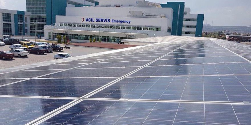 Hastanenin elektrik ihtiyacı güneş enerjisiyle karşılanacak
