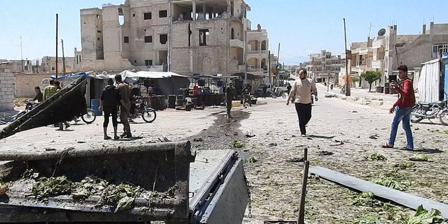 Han Şeyhun'a hava saldırısında iki çocuk öldü