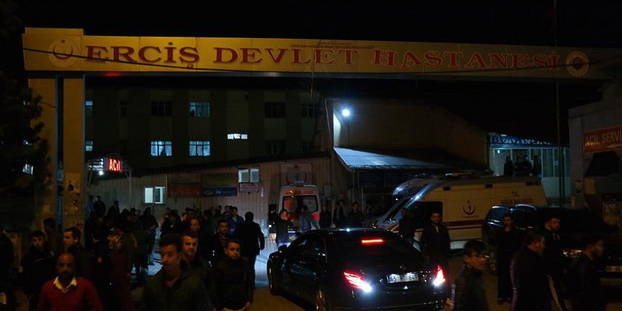 Van'da terör saldırısı: 1 güvenlik korucusu şehit