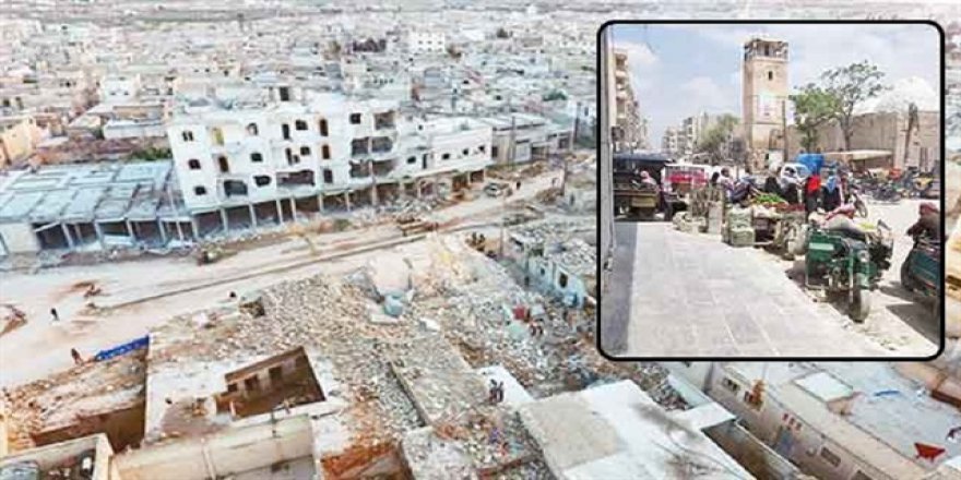 El-Bab'da pazarlar kurulmaya başladı