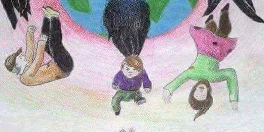 Suriyeli çocuğun duygulandıran Türkiye resmi