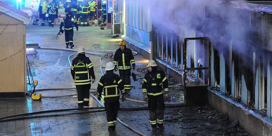İsveç'te sığınmacı yurdu yandı