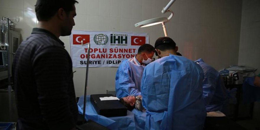 İHH, Suriye'de bin 100 çocuğu sünnet ettirdi