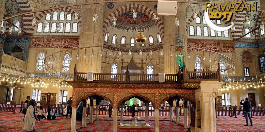 Mimar Sinan'ın ustalık eseri Selimiye Camisi ramazana hazır