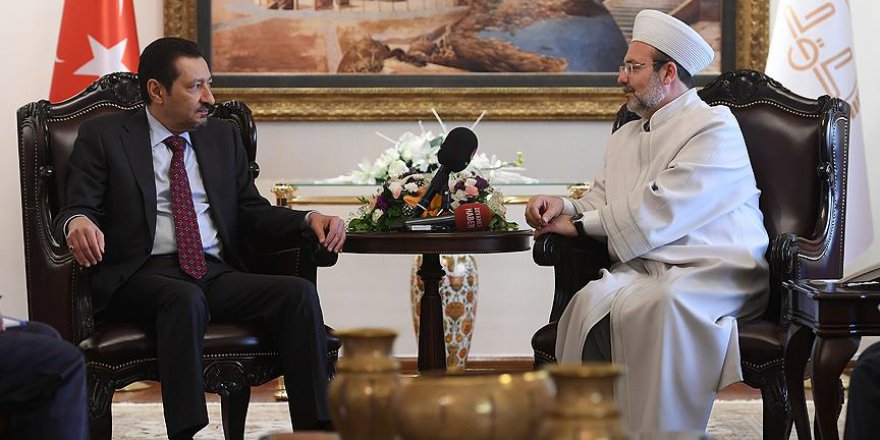 Görmez, Suudi Arabistan Büyükelçisi'ni kabul etti