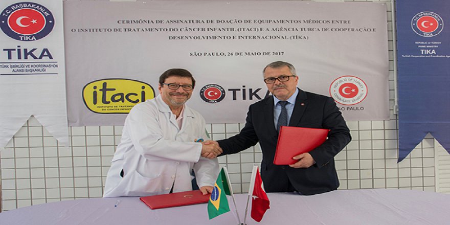 TİKA'dan Brezilya'daki kanserli çocuklara yardım