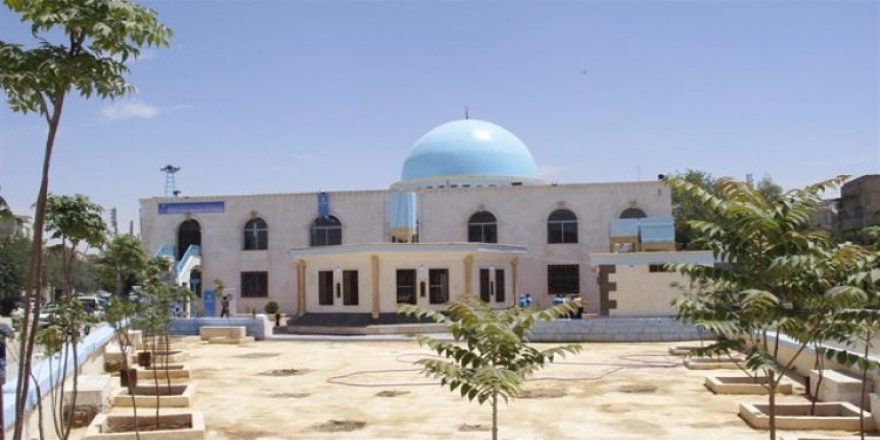 Teröristler yerle bir etmişti Diyanet onardı