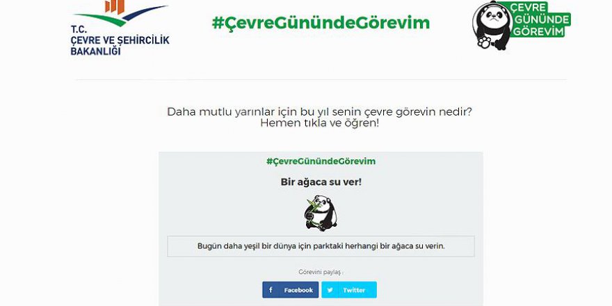 Bakanlıktan çevrecilere internet üzerinden görev