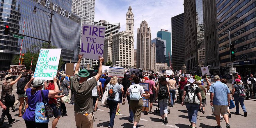 Amerikan halkı Trump'a destek vermedi