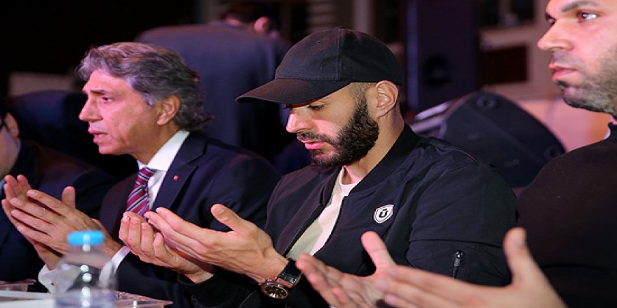 Real Madrid'li yıldız Benzema, Fatih'teki sokak iftarında