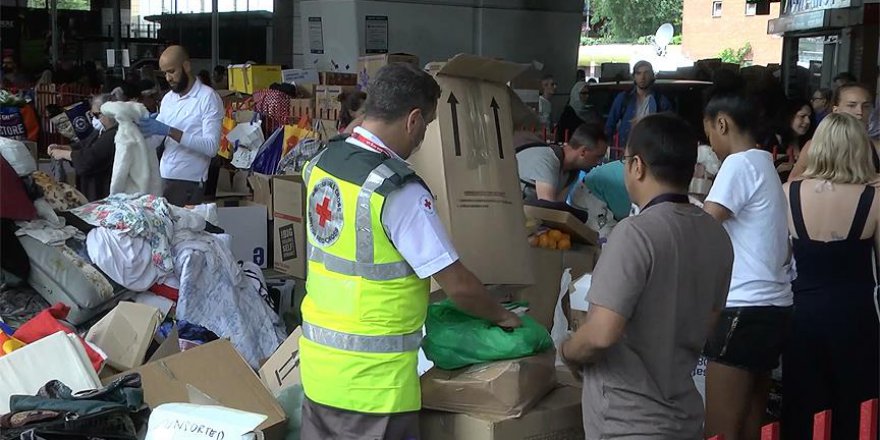 Al Manaar Camisi yardım merkezine dönüştürüldü
