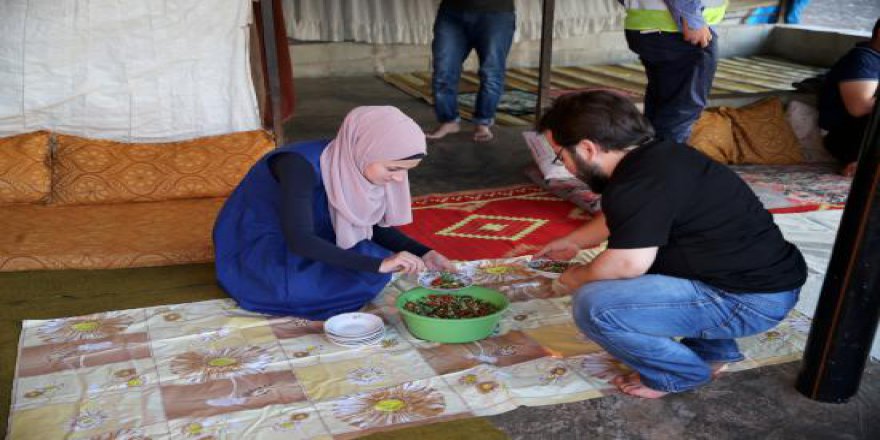 Hatay'da kardeşlik sofrası kuruldu