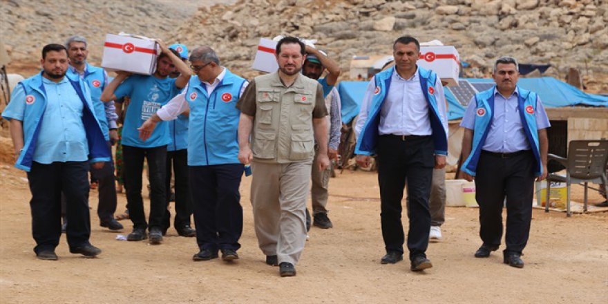 Diyanet vakfından Suriyelilere yardım eli