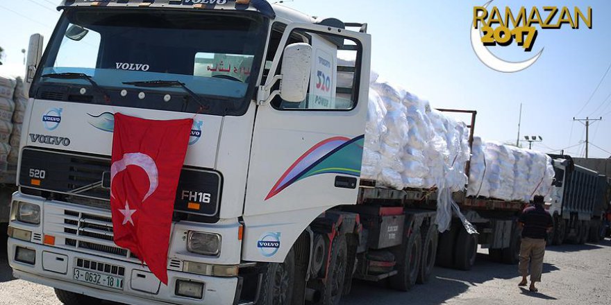 Türkiye'den Gazze'ye bayramda 10 bin tonluk insani yardım
