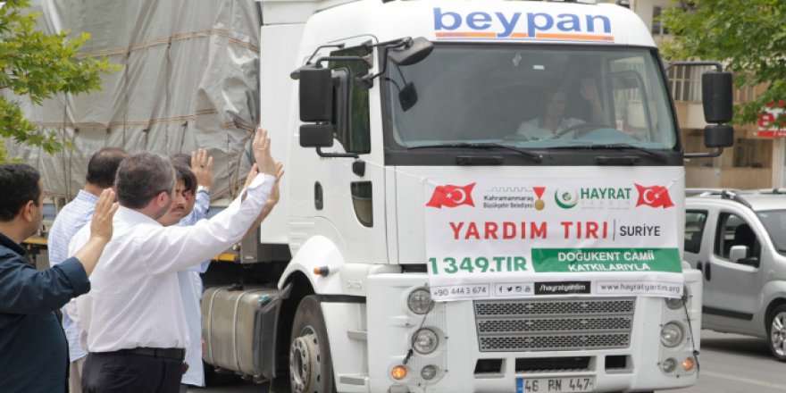 152. tır Suriye için yola çıktı