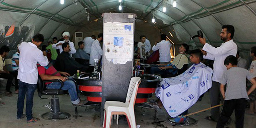 Çadır kentte bayram hazırlıkları başladı