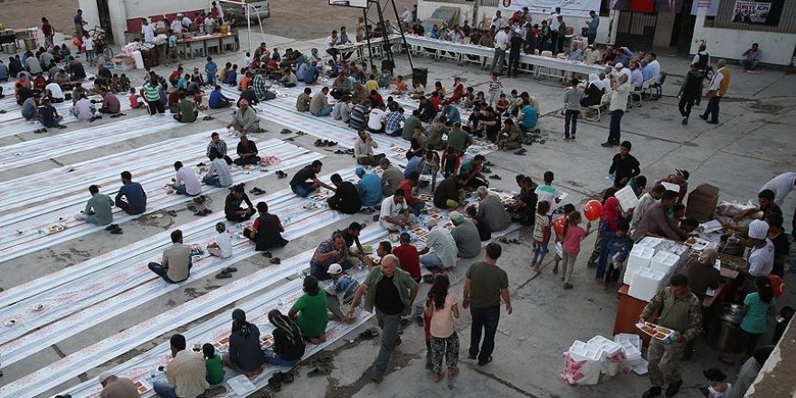 Suriye'de son iftar yapıldı