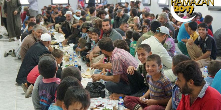 Suriyeliler ramazanda da yalnız bırakılmadı