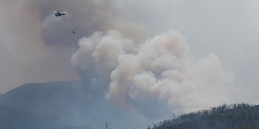 İzmir'deki yangın 100 hektardan fazla alanda etkili oluyor