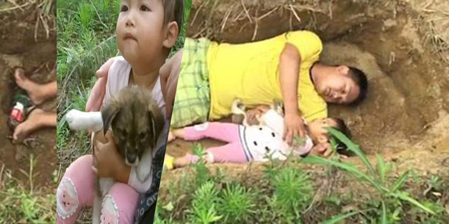 Kızını ölüme hazırlamak için her gün mezara yatıyorlar