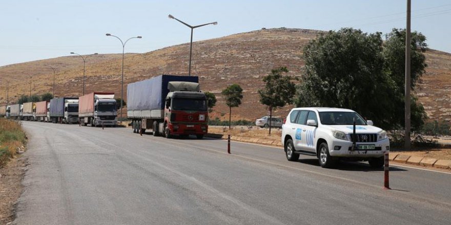 BM'den Suriyelilere 19 tır yardım