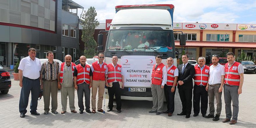Hayırseverden Suriyelilere 1 tır gıda yardımı