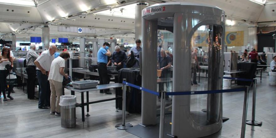 Atatürk Havalimanına vücut tarayıcı cihazın montajı yapıldı