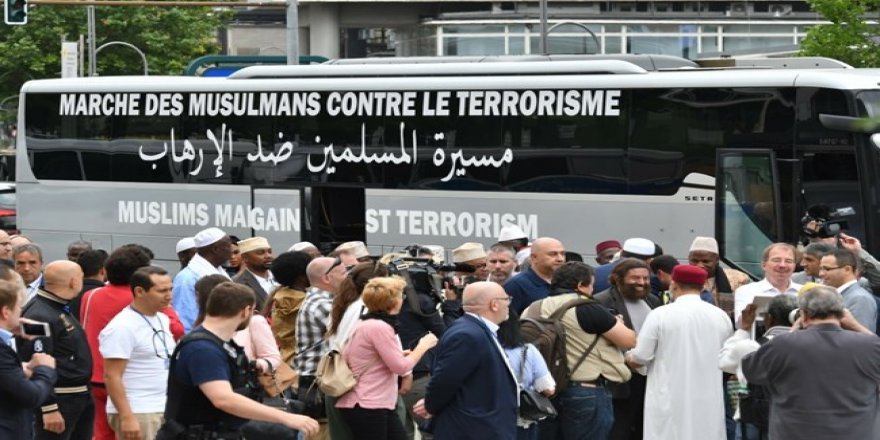 Avrupalı imamlar terörizme karşı yürüyor