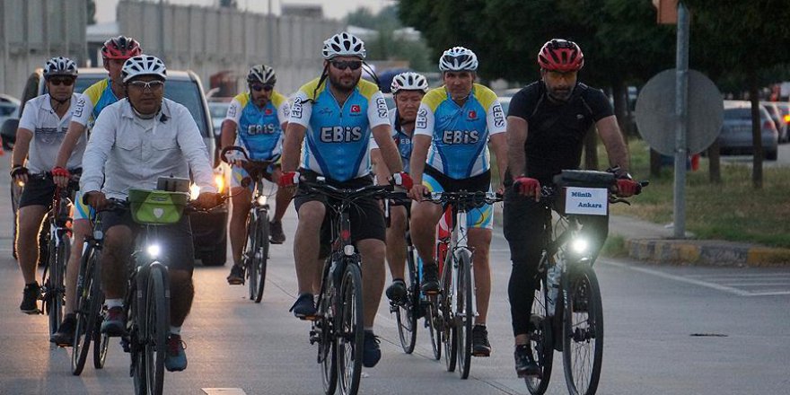 15 Temmuz şehitleri anısına bisiklet turu