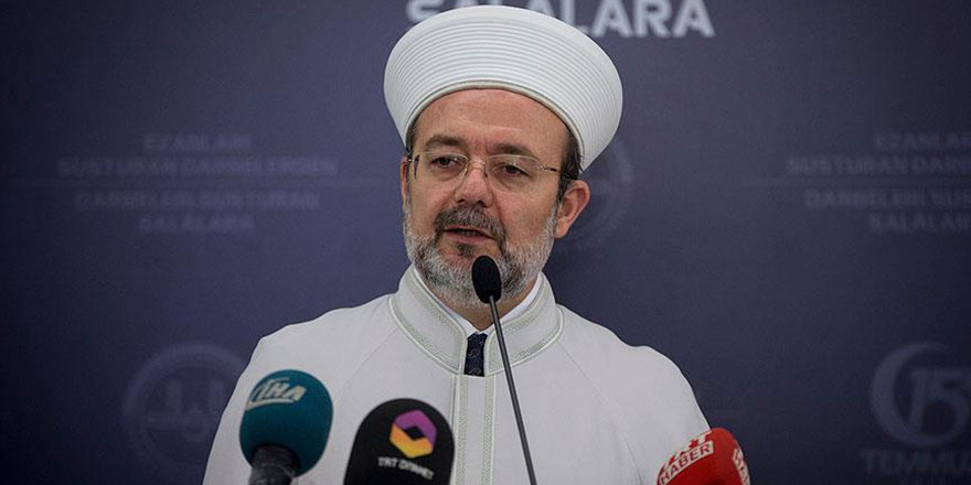 Mehmet Görmez: Görevi bırakıyorum