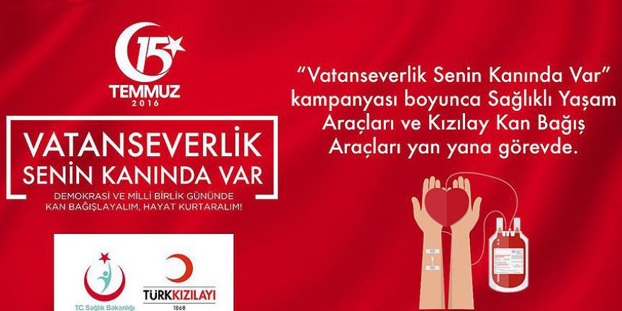 Sağlık Bakanlığı ve Türk Kızılayından 'kan bağışı' kampanyası