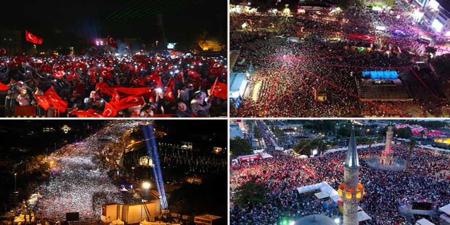 Egemenlik de meydanlar da milletindir