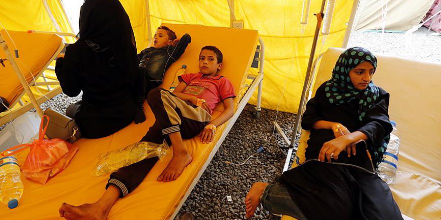 Yemen'de kolera salgını 3 ayda bin 784 can aldı