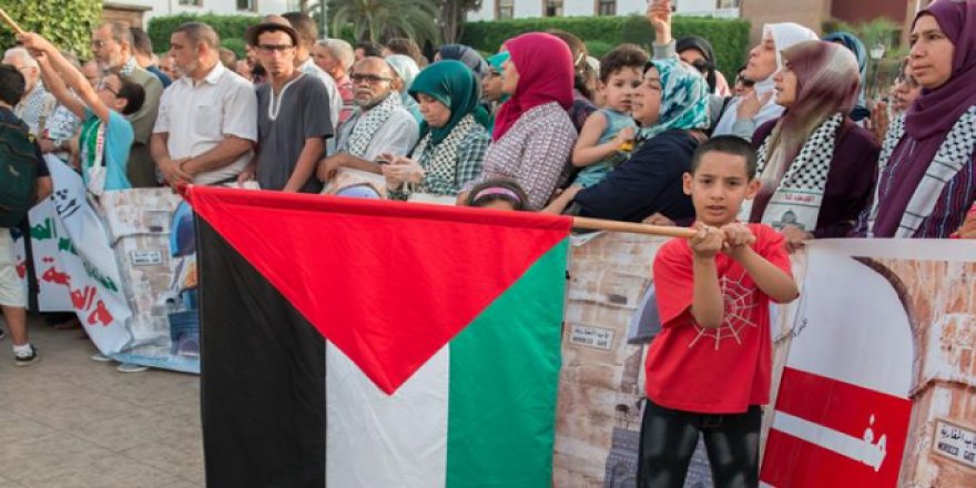 Fas'ta Mescid-i Aksa'ya destek gösterisi