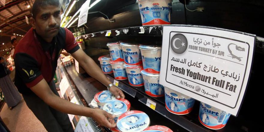 Katar'ın imdadına Türk malları yetişti