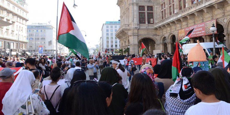 Viyana Kudüs için sokaklarda