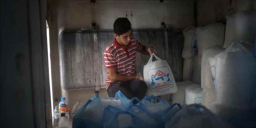 Gazze'deki elektrik krizi 'buz fabrikalarını' da vurdu