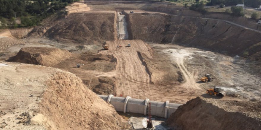 Akçay Barajı'nda sona doğru