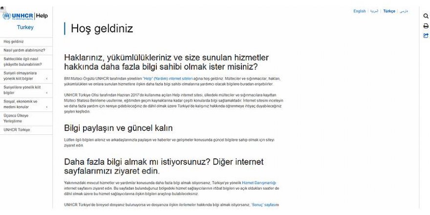 BM'den mülteciler için 'Help' internet sitesi kullanıma açıldı