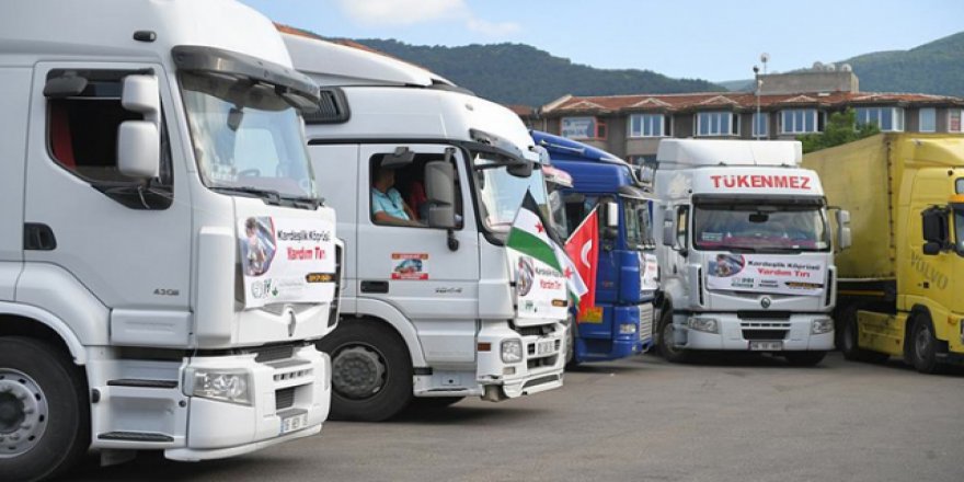Bursa'dan Suriye'ye gıda yardımı