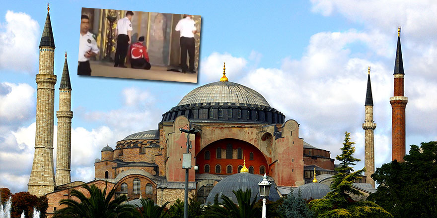 Ayasofya'da aniden namaza durdurlar İsrail'e mesaj gönderdiler!
