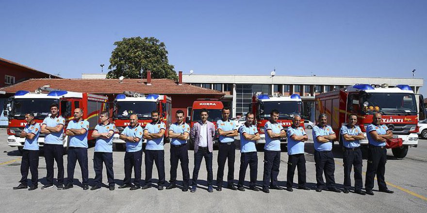 Sadece yangın için aranmadılar