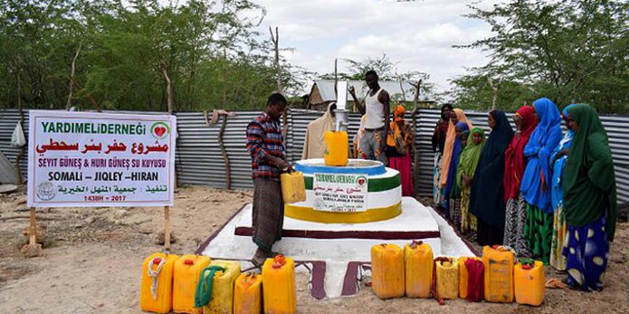 Yardımeli Derneği'nden Somali'ye su kuyusu