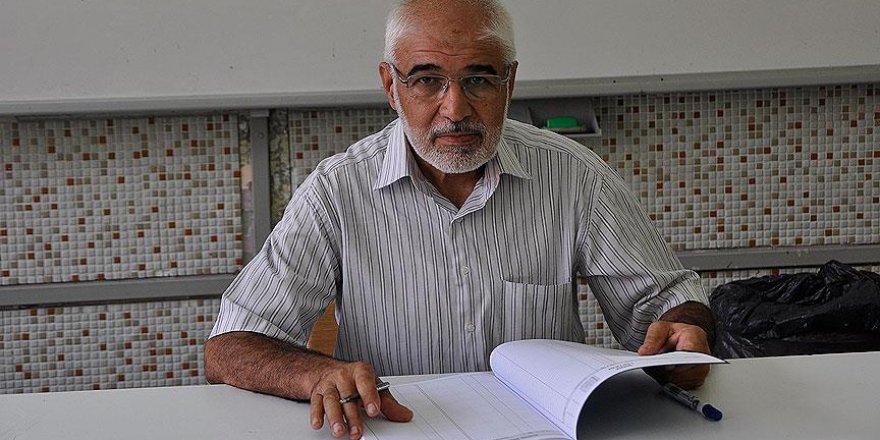 İnşaatına tuğla taşıdığı okuldan emekli oldu