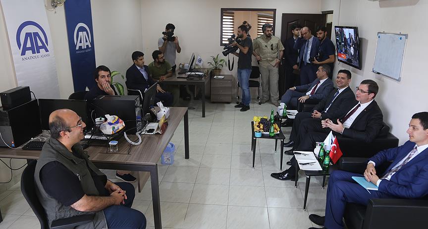 Erbil Başkonsolosu İnam'dan AA Süleymaniye ofisine ziyaret