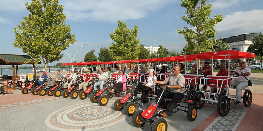 Görme engellilerin bisiklet sevinci