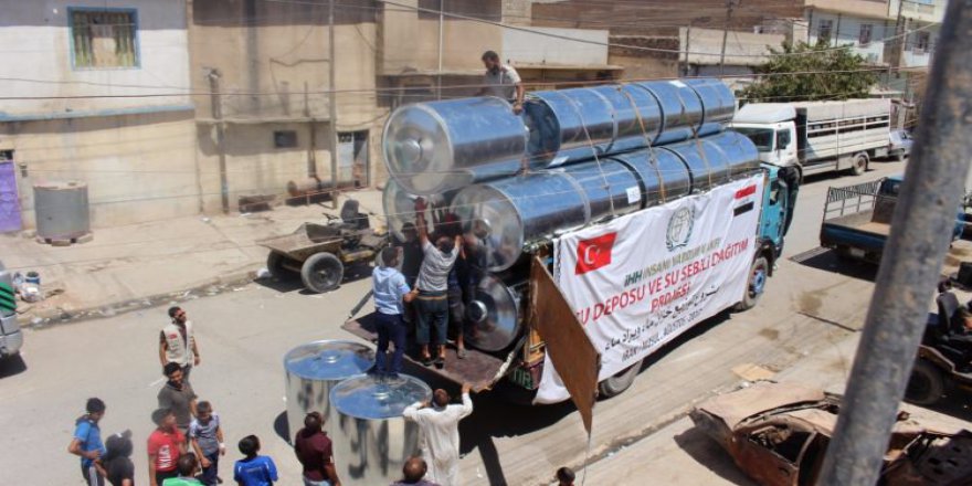 İHH'dan Musul'a su yardımı