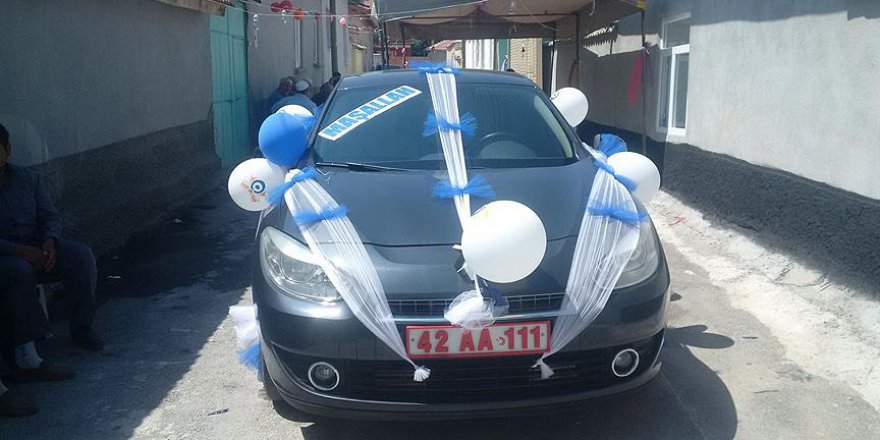 Kaymakam'ın makam aracı, şehit çocuğunun sünnet arabası oldu